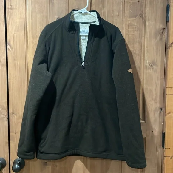 Orvis sherpa lined quarter zip jacket bundle - Picture 6 of 8